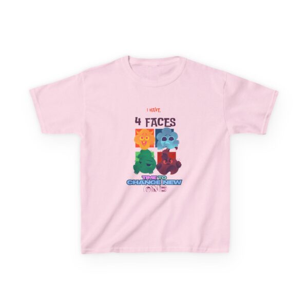 Kids 4 Faces Fun Tee - Change New One - Image 55