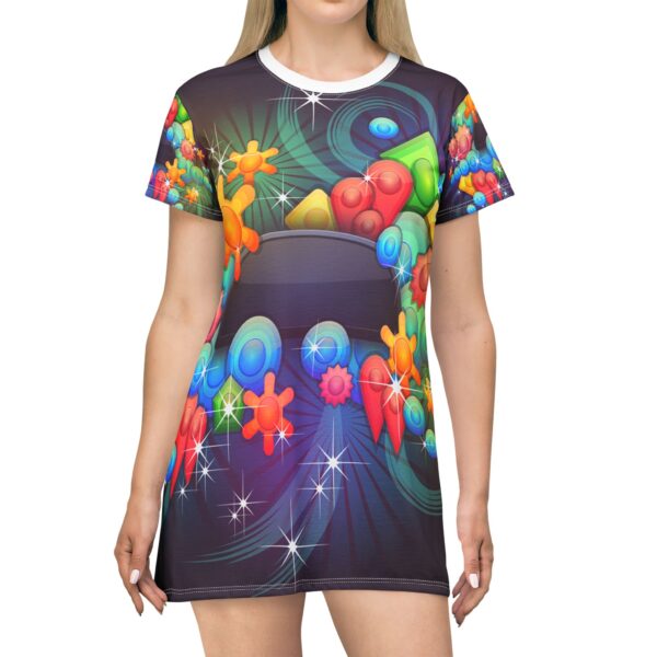 T-Shirt Dress (AOP) - Image 3