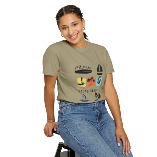 Vacation Vibes Unisex Garment-Dyed T-Shirt for Beach Lovers - Image 32
