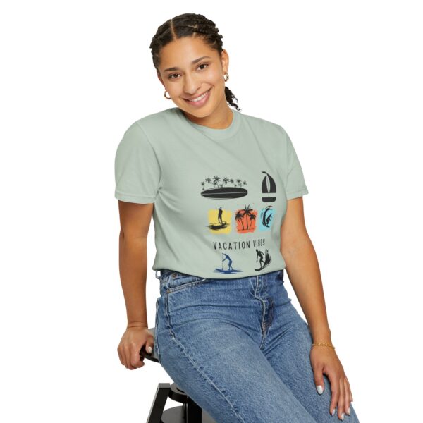 Vacation Vibes Unisex Garment-Dyed T-Shirt for Beach Lovers - Image 40