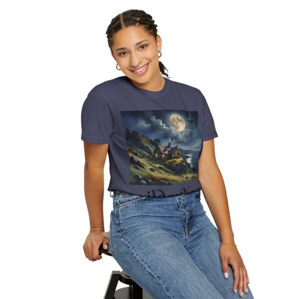 WilderNest Cottage Moonlight T-Shirt - Unisex Garment-Dyed Tee for Nature Lovers - Image 52