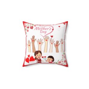 Mother's Day Floral Pillow – Heartfelt Gift for Mom