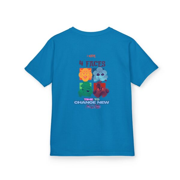 Kids 4 Faces Fun Tee - Change New One - Image 49