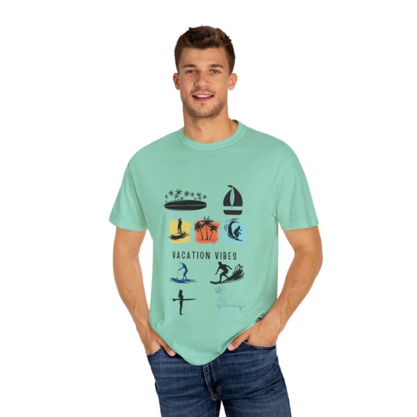 Vacation Vibes Unisex Garment-Dyed T-Shirt for Beach Lovers - Image 44