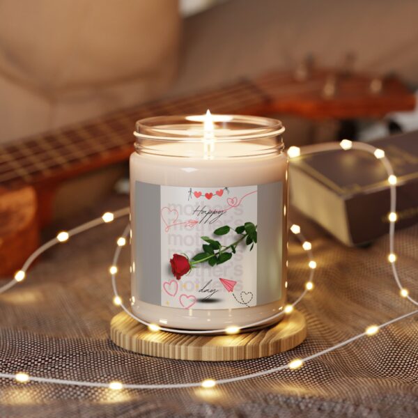Happy Mother's Day Scented Soy Candle - 9oz - Perfect Gift for Moms - Image 3