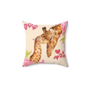 Spun Polyester Square Pillow – Soft & Stylish Decor