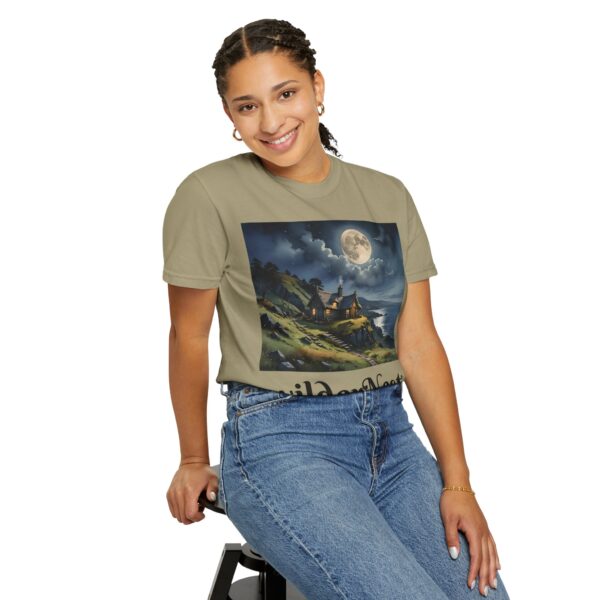 WilderNest Cottage Moonlight T-Shirt - Unisex Garment-Dyed Tee for Nature Lovers - Image 8