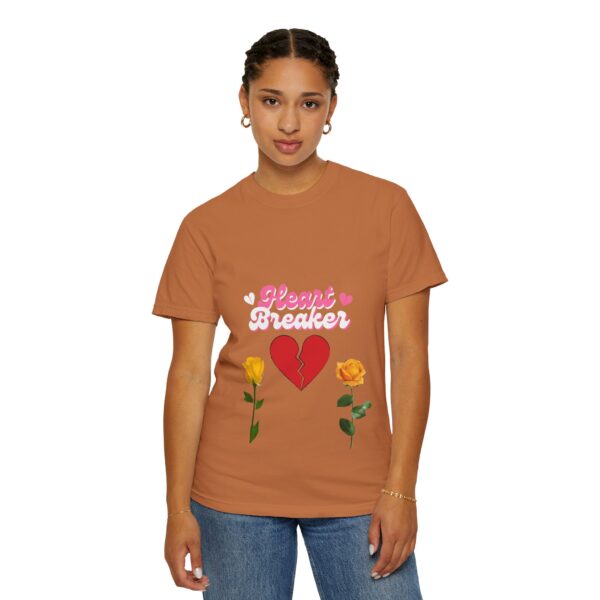 Heartbreaker Unisex Garment-Dyed T-Shirt with Floral Design - Image 66