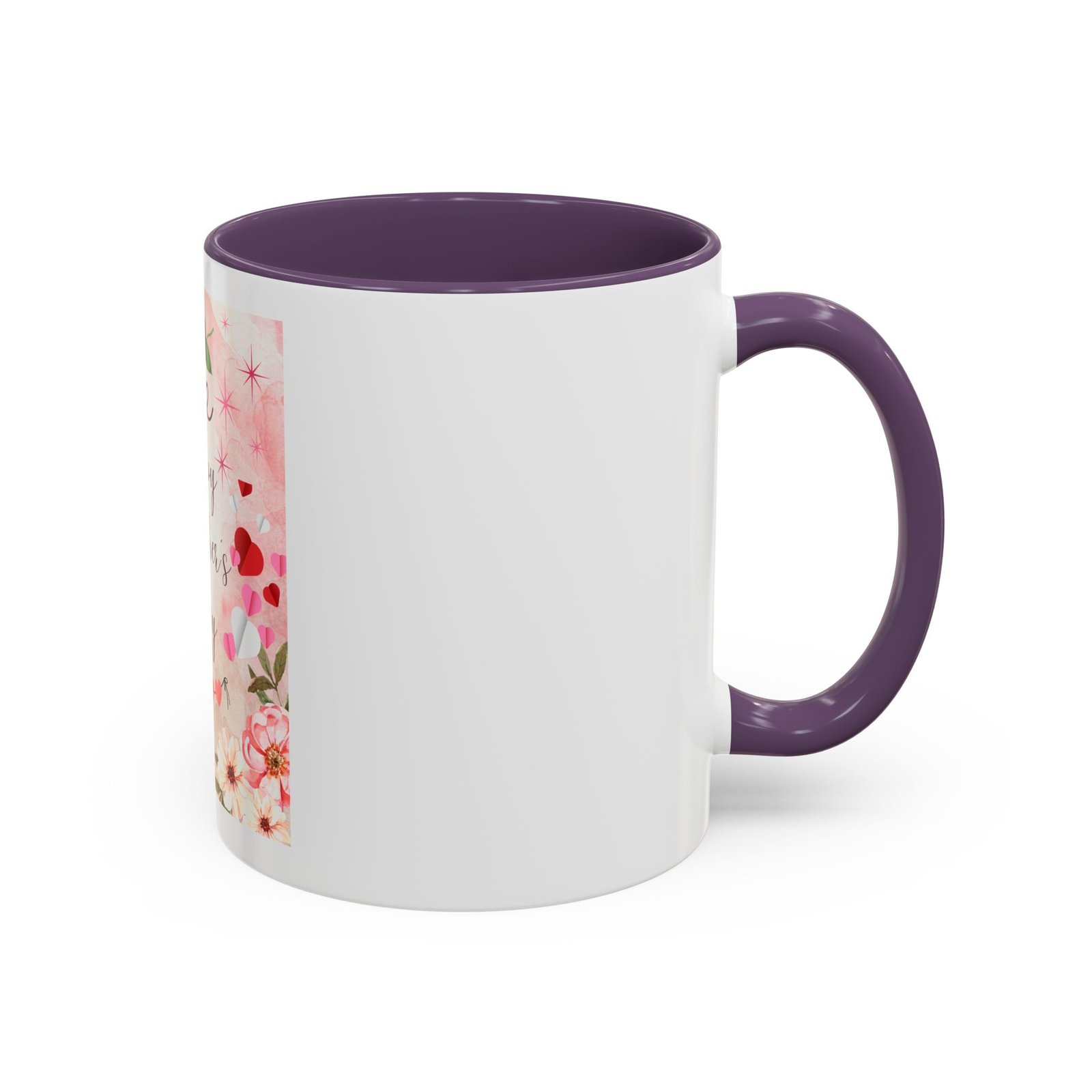 Happy Mother's Day Accent Coffee Mug - Floral Design, 11 & 15oz - Image 46