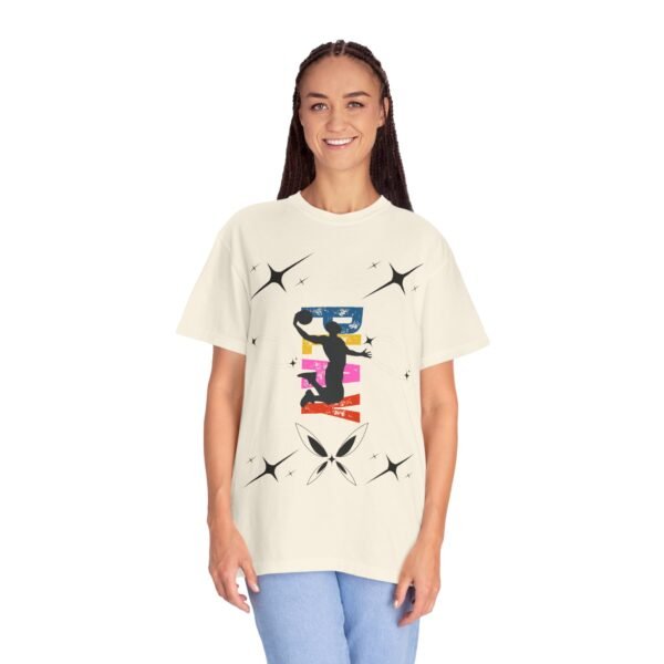 Unisex Garment-Dyed T-Shirt - Vibrant Athletic Design with Stars - Image 14