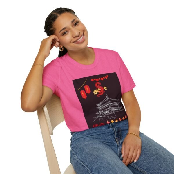 Cultural Heritage Unisex Softstyle T-Shirt | Lunar New Year Celebration Design - Image 52