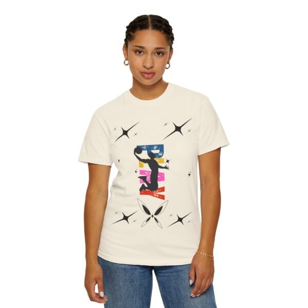 Unisex Garment-Dyed T-Shirt - Vibrant Athletic Design with Stars - Image 15