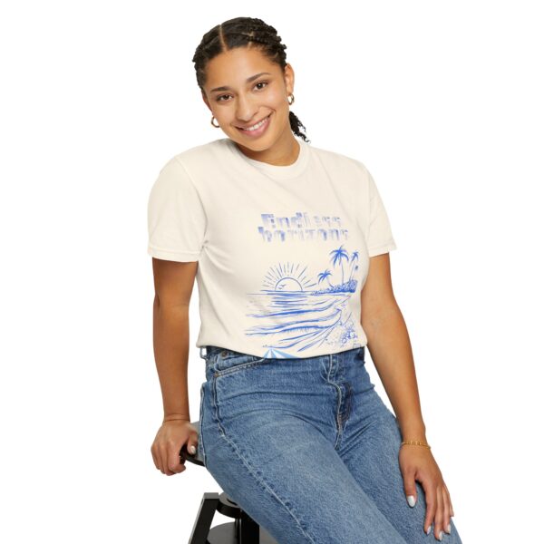 Endless Horizons Beach T-Shirt - Unisex Garment-Dyed Summer Tee - Image 17