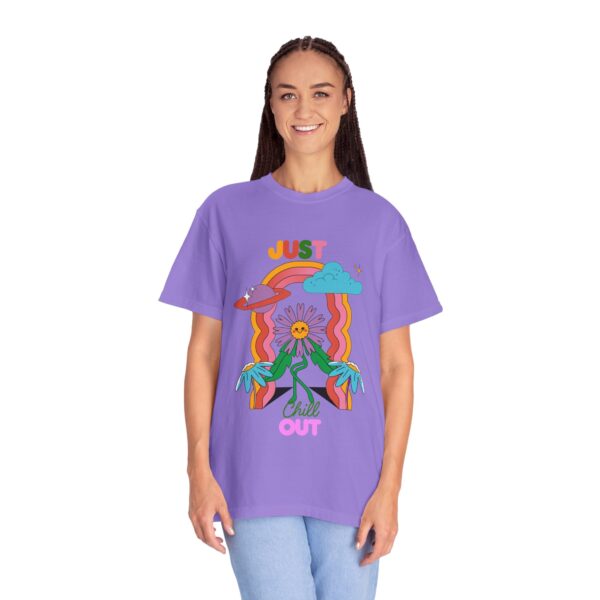 Chill Out Graphic T-Shirt - Unisex Garment-Dyed Tee - Image 41