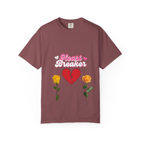 Heartbreaker Unisex Garment-Dyed T-Shirt with Floral Design - Image 20