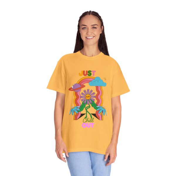 Chill Out Graphic T-Shirt - Unisex Garment-Dyed Tee - Image 14