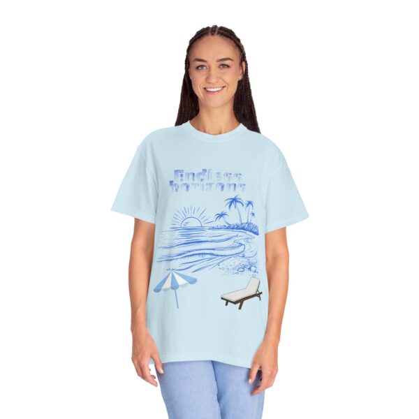 Endless Horizons Beach T-Shirt - Unisex Garment-Dyed Summer Tee - Image 32