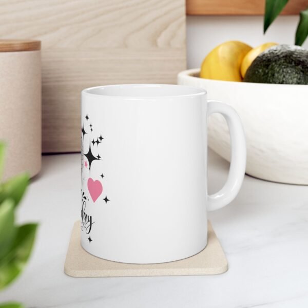 Happy Birthday Disco Ball Ceramic Mug - Fun Gift for Celebrations - Image 8