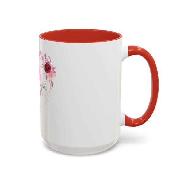 Mom Heart Accent Coffee Mug - Beautiful Floral Design - Image 38