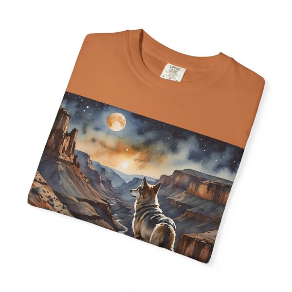 Mystical Wolf & Ghosts Unisex Garment-Dyed T-Shirt - Image 21