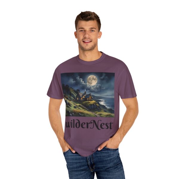 WilderNest Cottage Moonlight T-Shirt - Unisex Garment-Dyed Tee for Nature Lovers - Image 57