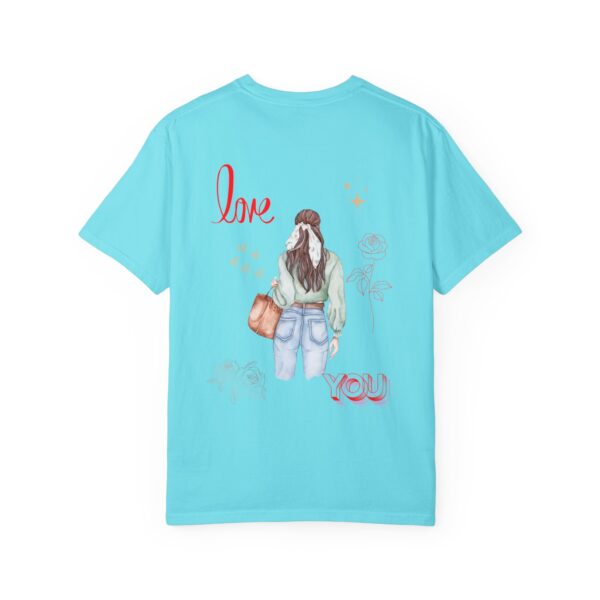 Love You Feminine Unisex T-shirt - Romantic Floral Design - Image 32