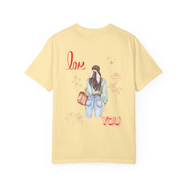 Love You Feminine Unisex T-shirt - Romantic Floral Design - Image 22