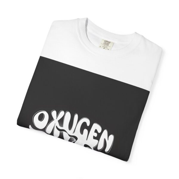 Unisex Garment-Dyed T-Shirt - "Oxygen" Try It Graphic Tee - Image 11