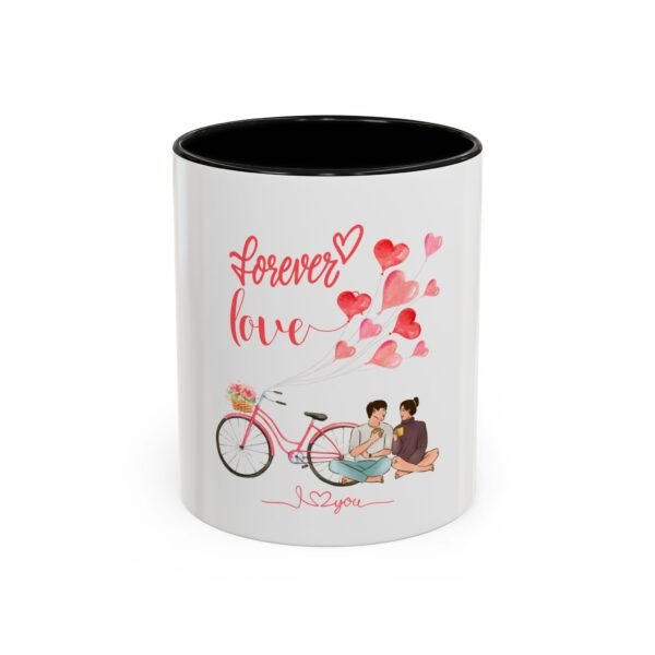 Forever Love Coffee Mug - Heart Design for Couples | 11oz & 15oz