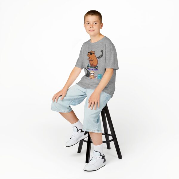 Cool Bear Kids Heavy Cotton Tee - Just Be Cool Graphic T-Shirt - Image 18