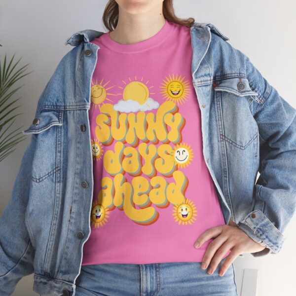 Sunny Days Ahead Unisex Heavy Cotton Tee - Fun Sun Graphic T-Shirt - Image 119