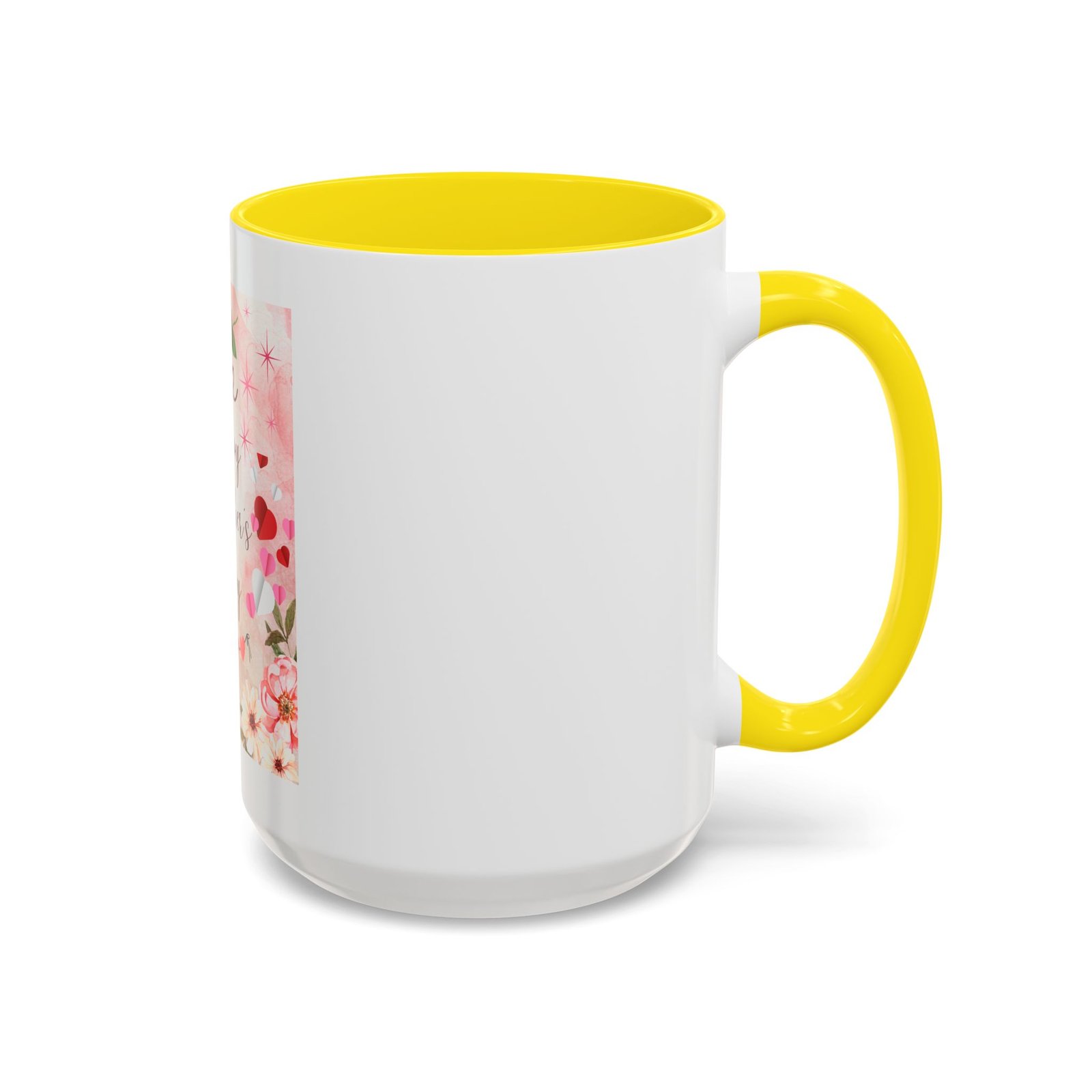 Happy Mother's Day Accent Coffee Mug - Floral Design, 11 & 15oz - Image 62