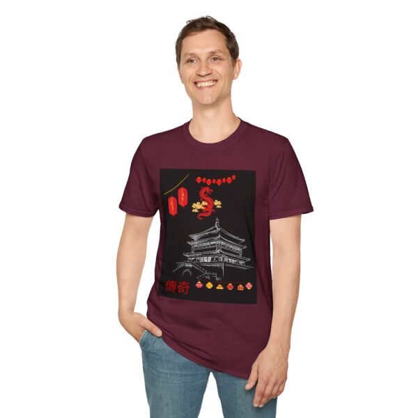 Cultural Heritage Unisex Softstyle T-Shirt | Lunar New Year Celebration Design - Image 24