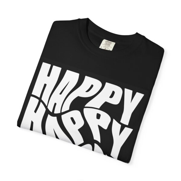 Unisex Happy Vibes T-Shirt - Garment-Dyed Apparel for Positive Days - Image 11