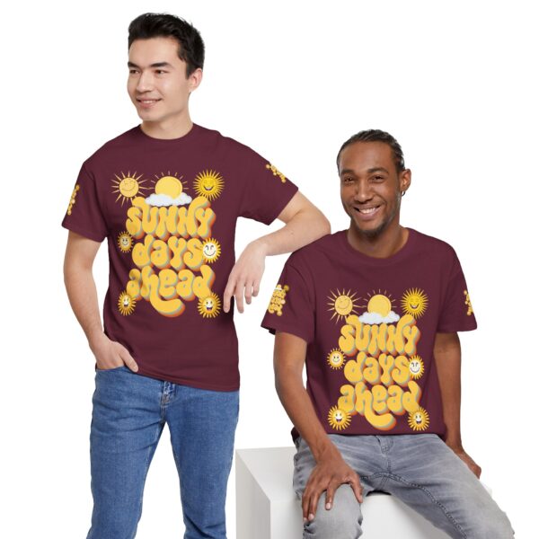 Sunny Days Ahead Unisex Heavy Cotton Tee - Fun Sun Graphic T-Shirt - Image 57