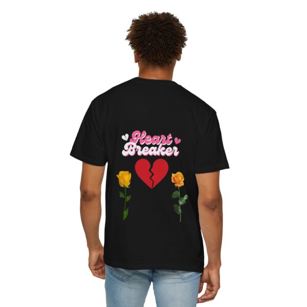 Heartbreaker Unisex Garment-Dyed T-Shirt with Floral Design - Image 111