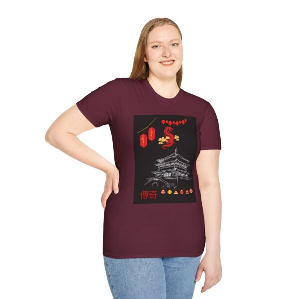 Cultural Heritage Unisex Softstyle T-Shirt | Lunar New Year Celebration Design - Image 22