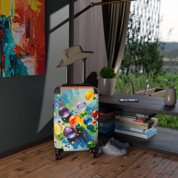 Colorful Bubble Design Suitcase - Stylish Luggage for Travel Enthusiasts - Image 5