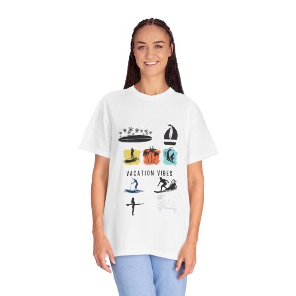 Vacation Vibes Unisex Garment-Dyed T-Shirt for Beach Lovers - Image 13
