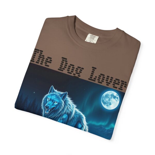 Unisex Dog Lover Garment-Dyed T-Shirt – Nighttime Wolf Design - Image 21