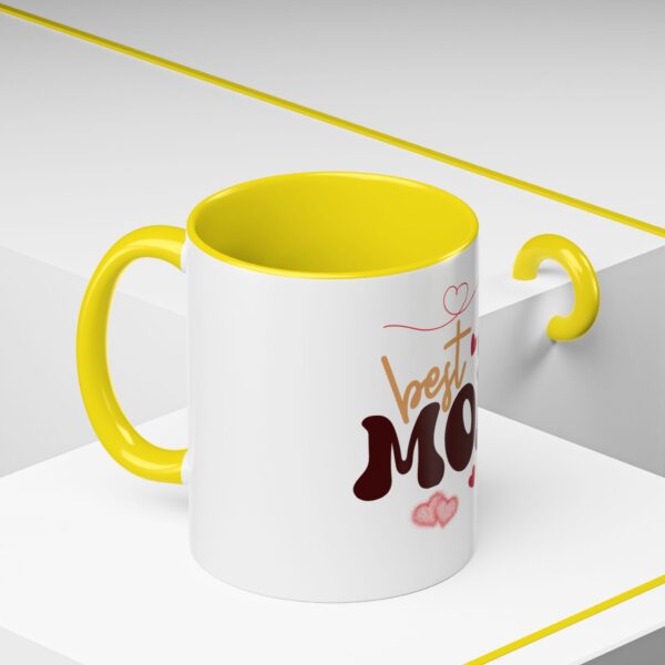 Best Mom Ever Accent Coffee Mug - Perfect Gift for Mother's Day - Image 68