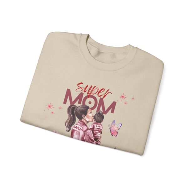 Super Mom Crewneck Sweatshirt - Gift for Mother's Day, Cozy Gift for Moms - Image 10