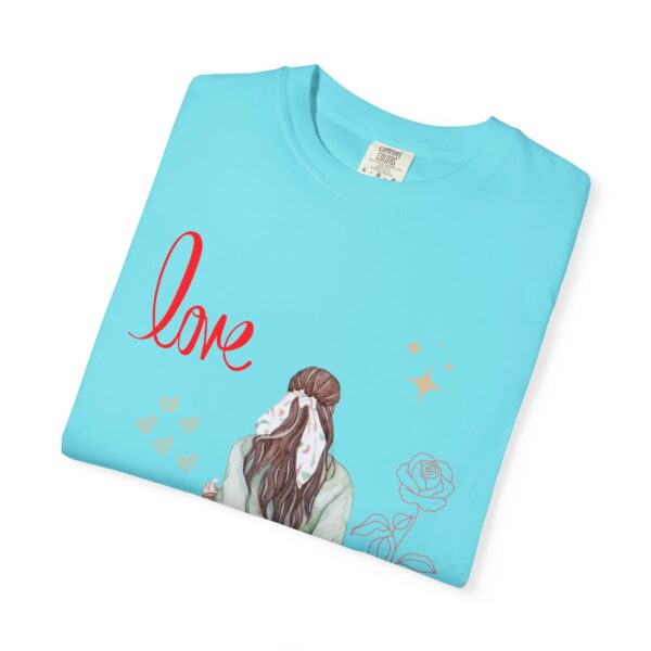 Love You Feminine Unisex T-shirt - Romantic Floral Design - Image 33