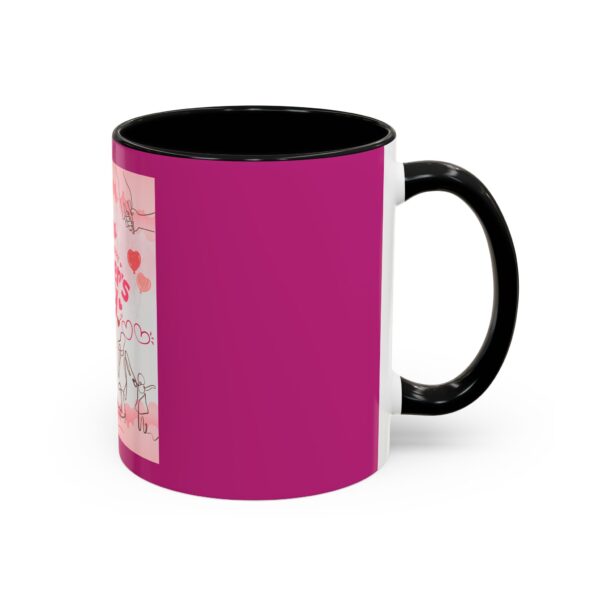 #1 Mom Happy Mother's Day Accent Coffee Mug - Perfect Gift for Moms - Image 2