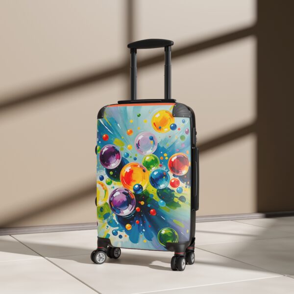 Colorful Bubble Design Suitcase - Stylish Luggage for Travel Enthusiasts - Image 4