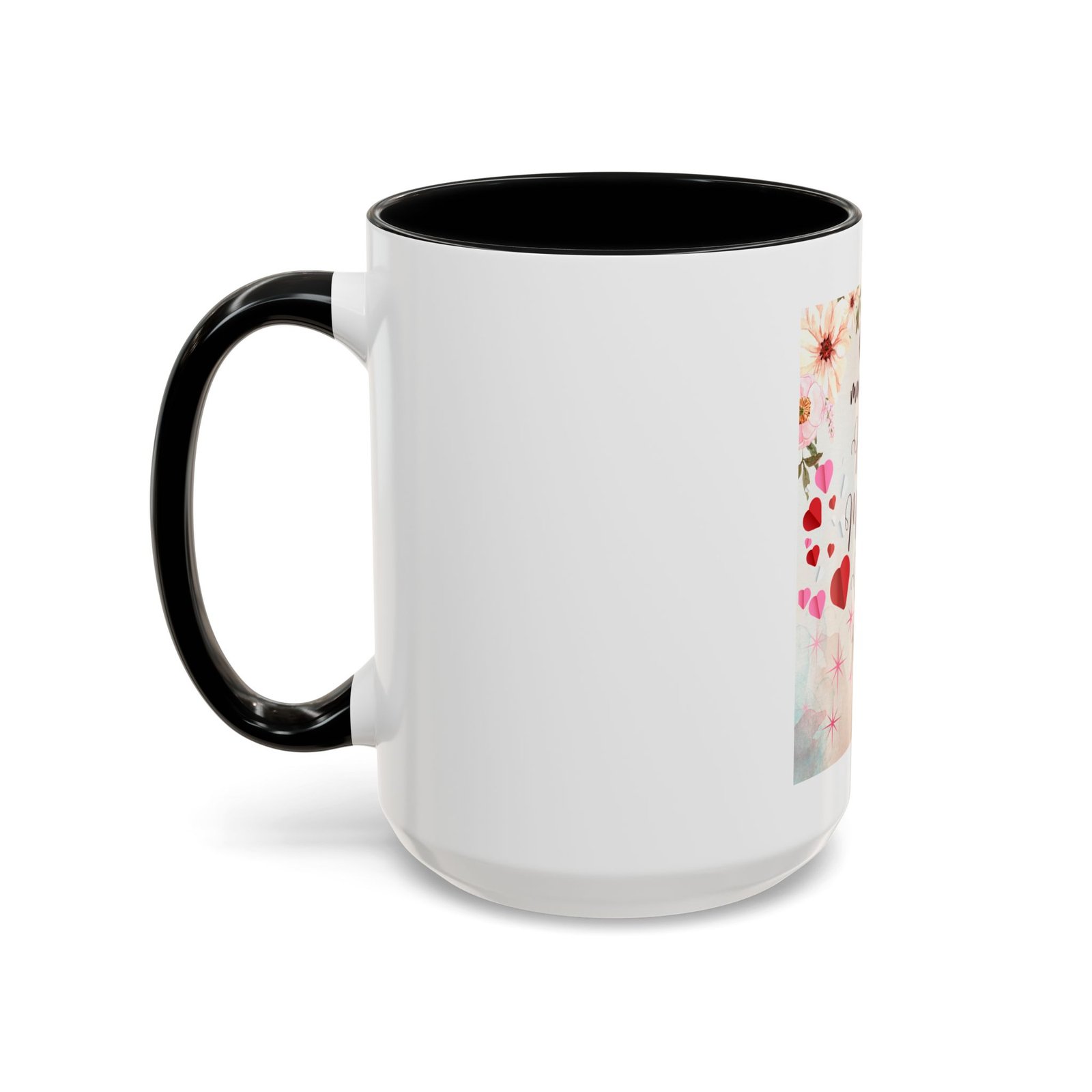 Happy Mother's Day Accent Coffee Mug - Floral Design, 11 & 15oz - Image 19