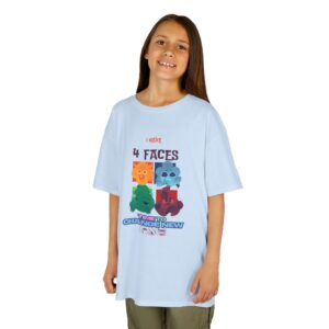 Kids 4 Faces Fun Tee - Change New One