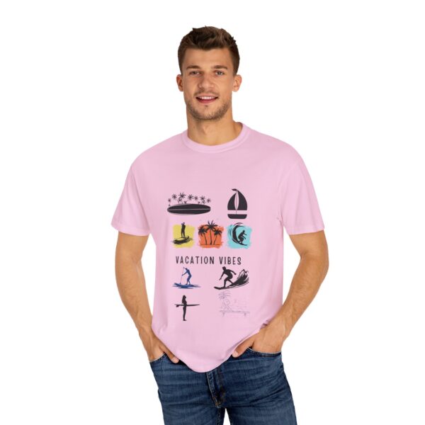 Vacation Vibes Unisex Garment-Dyed T-Shirt for Beach Lovers - Image 76