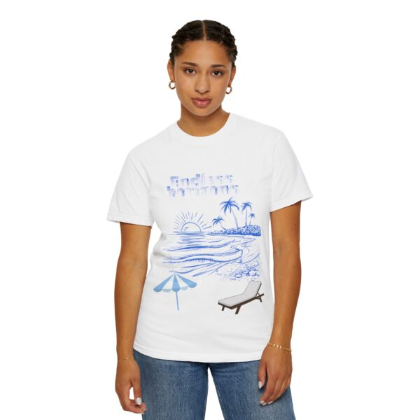 Endless Horizons Beach T-Shirt - Unisex Garment-Dyed Summer Tee - Image 6
