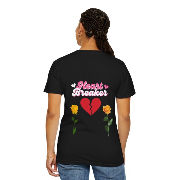 Heartbreaker Unisex Garment-Dyed T-Shirt with Floral Design - Image 109